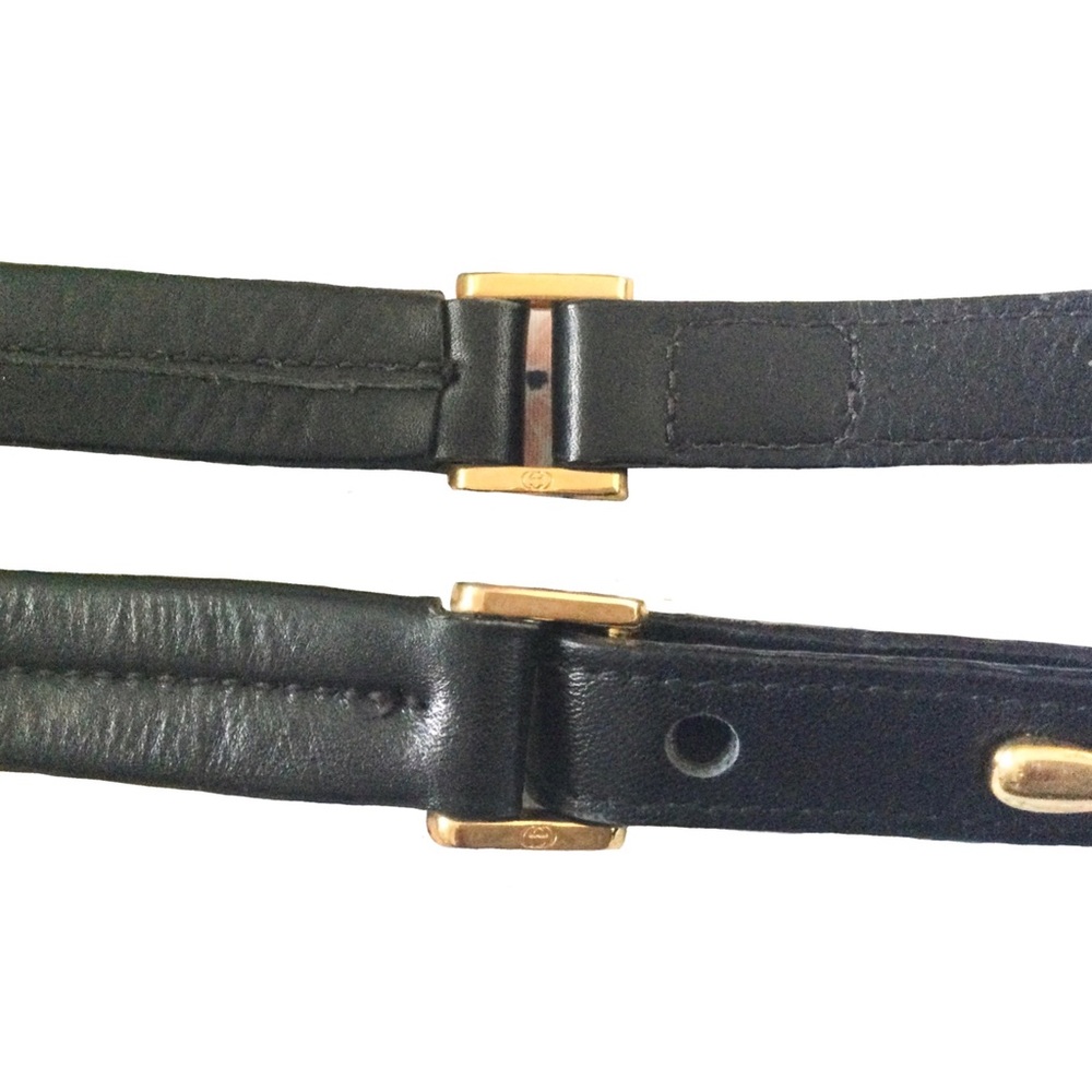 2x HOST PICK Vintage Gucci Black Monogram Crossbody Camera Bag - Picture 11 of 15